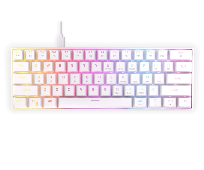 Klawiatura KRUX Qara 60% (biała) KRX0138